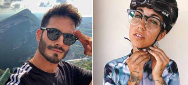 vd customers wearing sports eyewear