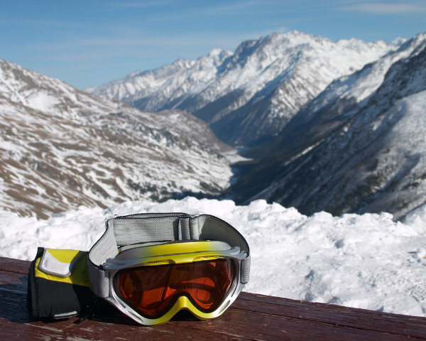 Ski goggles for winter adventure