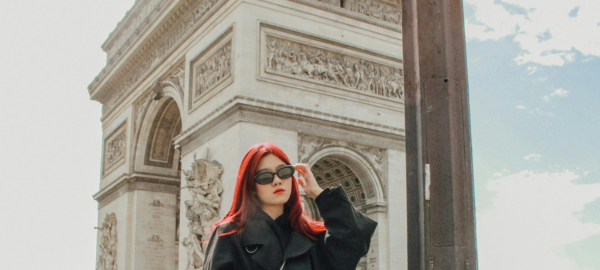 woman wearing celine sunglasses